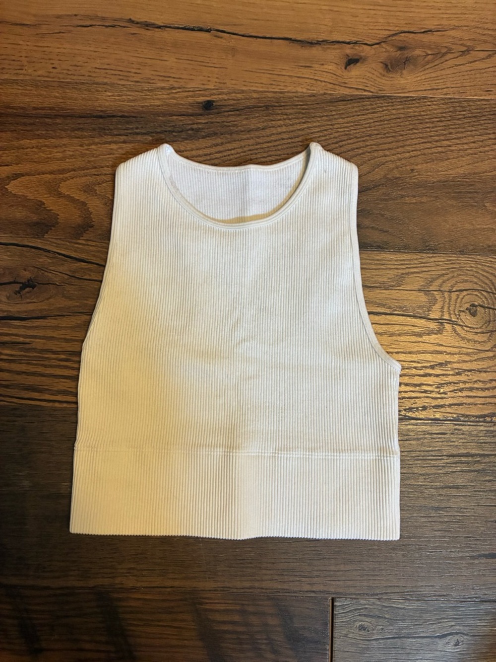 White athletic tank